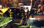 20 brandbiler deltog i nat i arbejdet med at bekæmpe ilden på hospitalet i Moskva. 