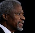 Kofi Annan har givet sin sidste tale som generalsekretær for FN. 