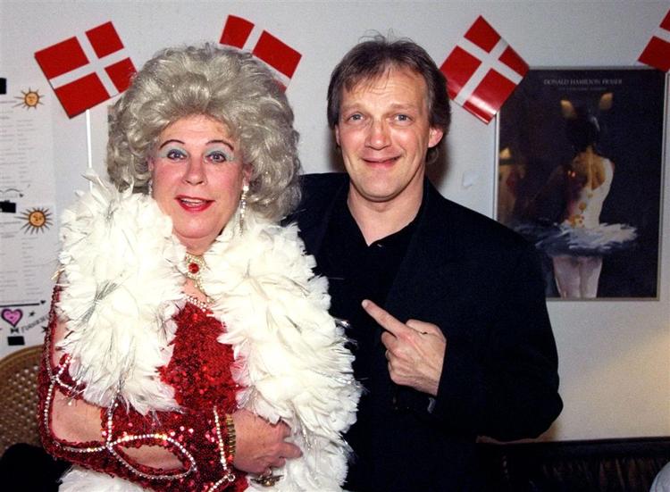 Bendt Reiner ses her sammen med en anden ekspert i dametøj i Preben Kristensen. 