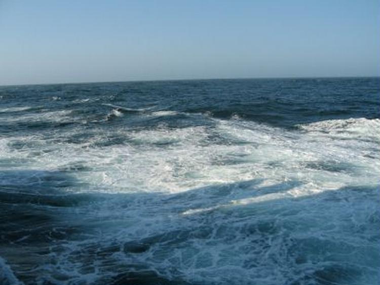 Atlanterhavet på ' Vædderens' kurs. Foto: Jeanette Ringkøbing 