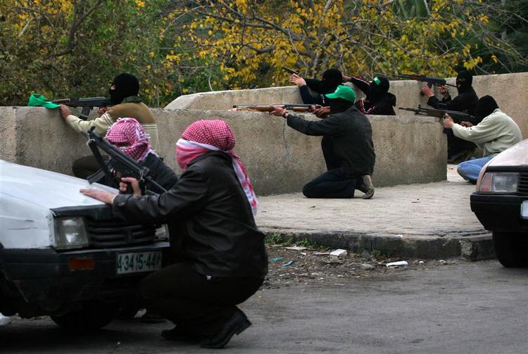 Der var kampe i gaderne i Nablus i dag, og indbyggerne måtte flygte for livet. 