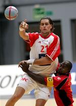 Radès. VM håndbold. Danmark- Angola (47-19)