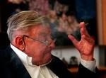 Teddy Kollek var borgmester i Jerusalem i 28 år. Her ses han på et arkivfoto fra 1996. 