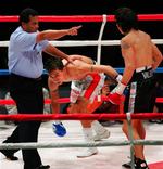 Endnu en gang var det slut i første runde, da Edwin Valero stoppede Michael Losada i Tokyo. 
