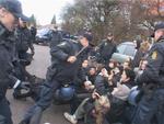 Politiet brugte hårdhændede metoder i Rødovre den 26. november. 