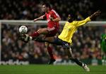 Robbie Fowler fra Liverpool udlignede mod Arsenal, men derefter stod der Arsenal på det meste. 