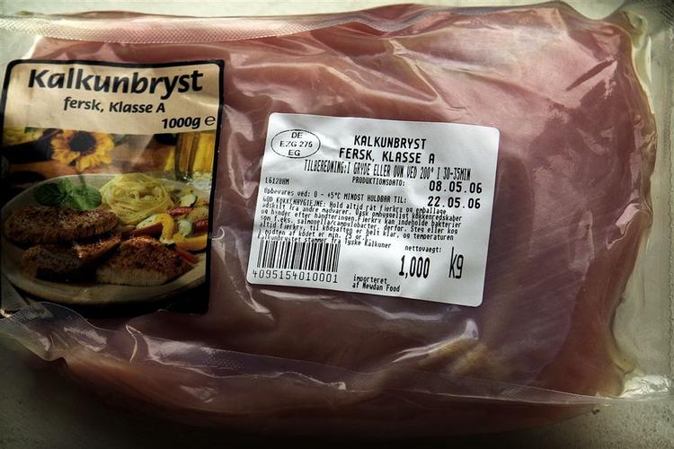 En test af 10 pakker importeret kalkunkød fra Tyskland viste sidste sommer, at alle prøverne var fyldte med salmonella. 
