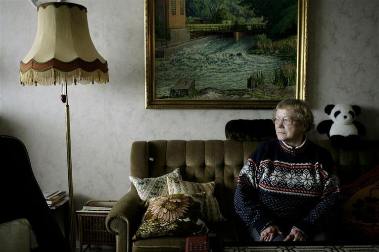 Marija Gelob har boet på 11. sal i 38 år, og hun er meget ked af at skulle flytte. 