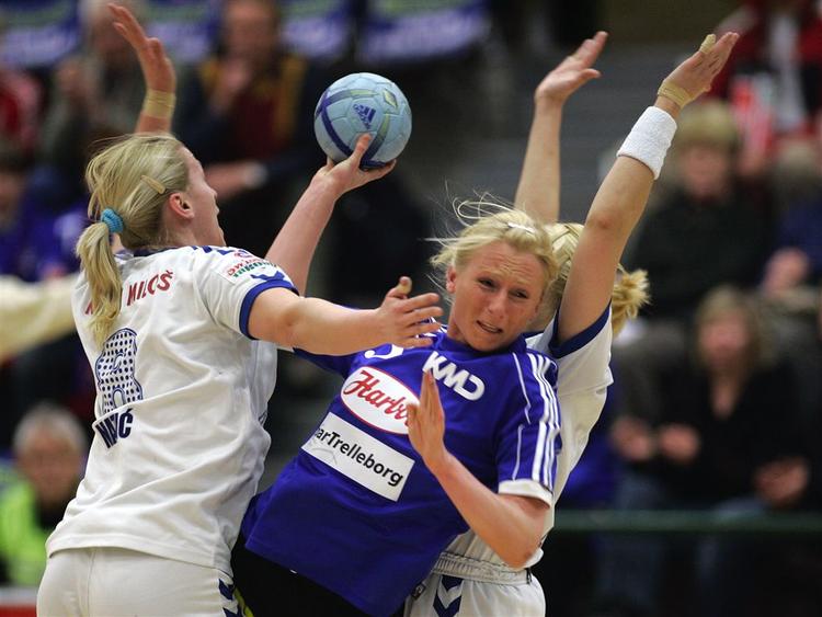 Mette Melgaard scorede sejrsmålet for Slagelse i sejren over Kometal Skopje. Arkivfoto 