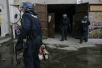 Politiet rykkede ind i det besatte hus klokken 9.30. 