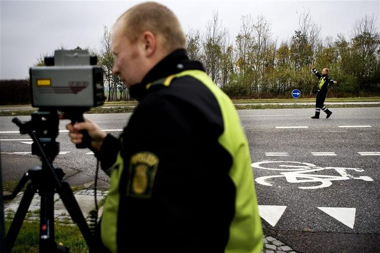 Rigspolitiet har kontrolleret fartsyndere ligesom de plejer. 