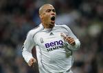 Real Madrid spilleren Ronaldo jubler efter sit udlignende mål mod Athletic Bilbao. 