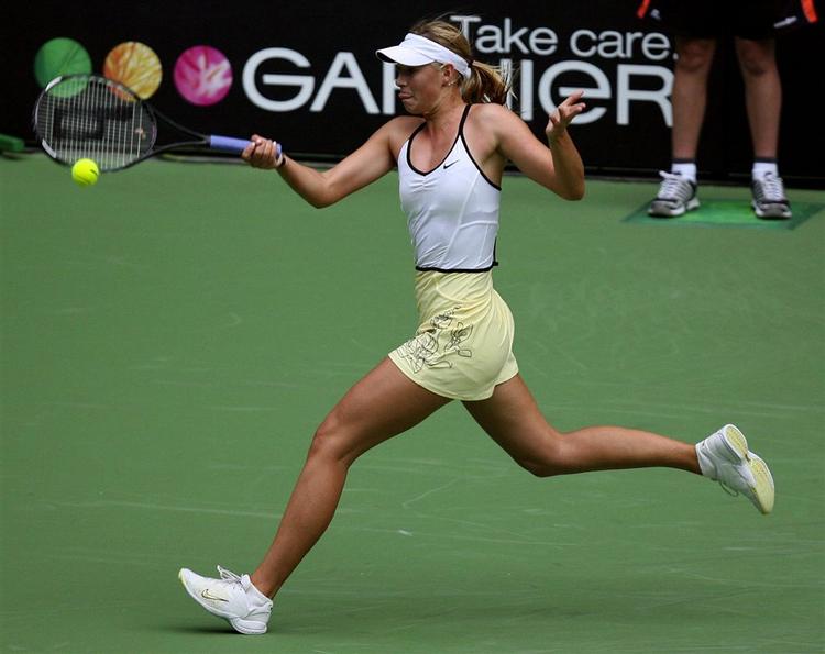 Russeren Maria Sharapova var som forvandlet i sin kamp i anden runde ved Australian Open. 