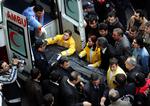Liget af den dræbte journalist Hrant Dink køres væk, efter han i dag blev skudt og dræbt i Istanbul. 