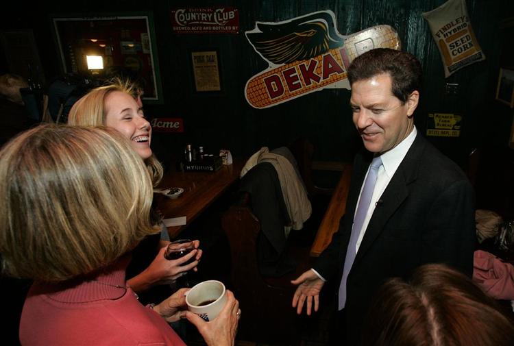Den republikanske senator Sam Brownback går efter at blive USA's  næste præsident. 