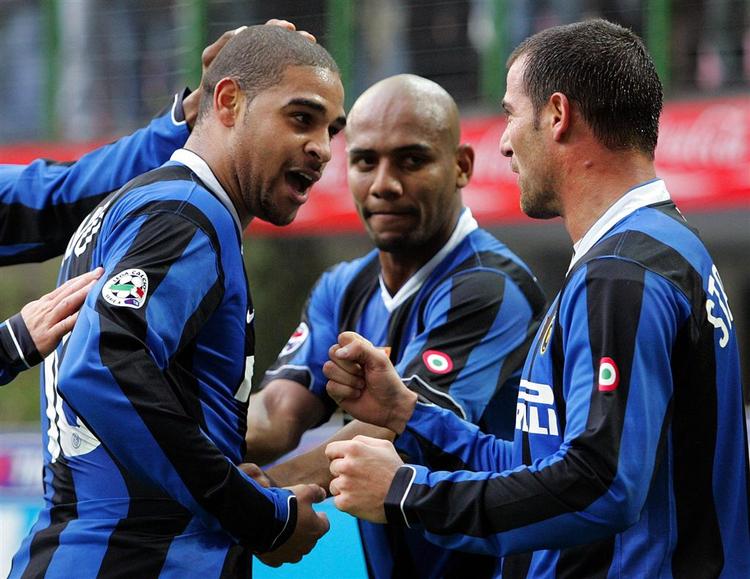 Adriano har bragt Inter foran 2-1. 