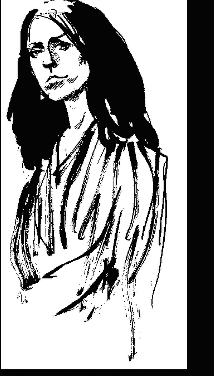 Fra forsker til forfatter. Egentlig var Mette Moestrup forsker, men i 1998 overgav hun sig til litteraturen, og det har givet pote. Blandt andet i form af Montanas Litteraturpris, som hun fik torsdag. Tegning: Mette Dreyer 