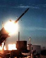 Arkivfoto af en testaffyring af et amerikansk missil fra en base i New Mexico, USA. Foto: AP 