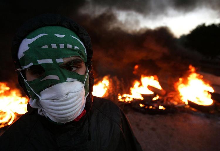 Hizbollah-tilhængere har skabt uro i store dele af Libanon i dag. 