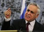 Israels præsident, Moshe Katsav, var tydeligt vred, da han forsvarede sig mod sexanklagerne mod ham. 