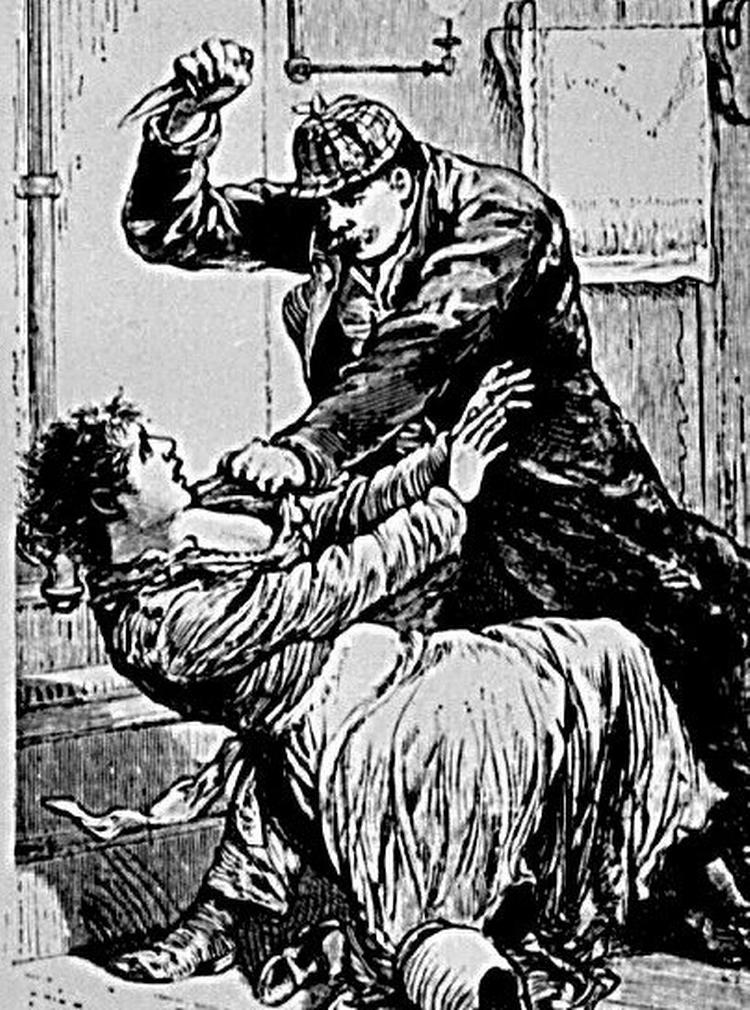 Gadens piger. England har altid kunnet det der med beretninger om prostitueredes liv. Her en mere voldelig del af det på en efterlysningsplakat fra dengang i 1800-tallets, hvor seriemorder Jack The Ripper hærgede blandt dem. Foto: Polfoto. 
