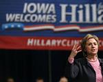 Fhv. førstedame med præsidentambitioner. Hillary Clinton i Iowa. 