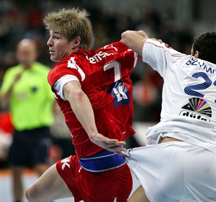 Jesper Jensen var den rolige og værdifulde spilfordeler i sejren over Tjekkiet. 