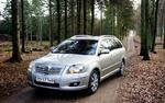 Toyota Avensis, her som stationcar - den mest solgte bil i Danmark 2006. 