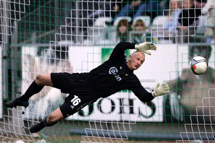 Brøndbys målmand Casper Ankergren. 