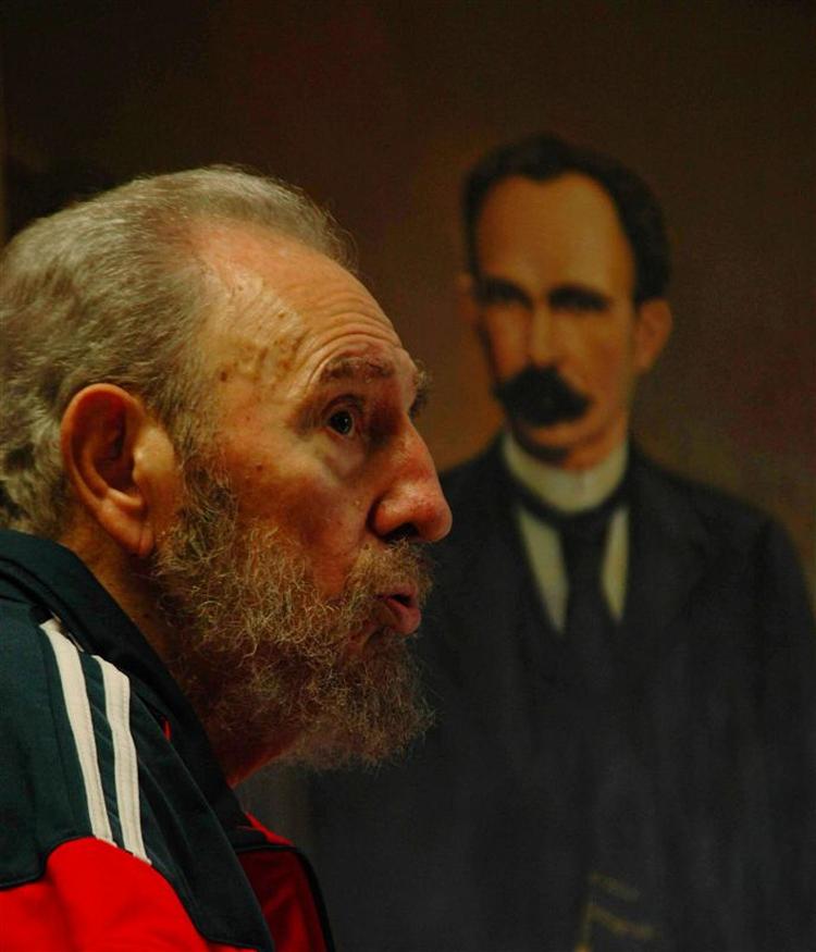 De nye billeder af Castro er angiveligt optaget i går. 