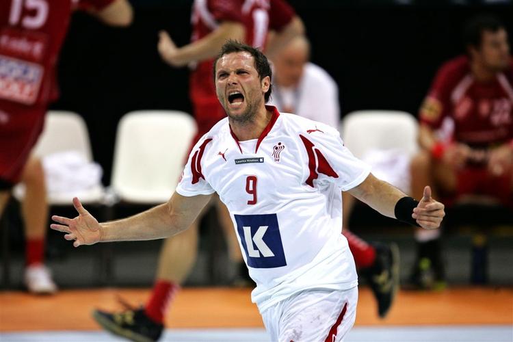 Lars Christiansen scorede syv gange mod Polen. 