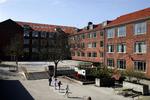 Skolegård på Holbergskolen