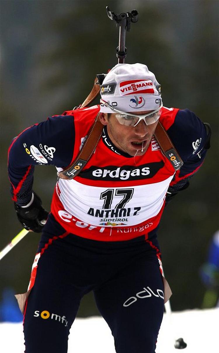 Den 32-årige franskmand Raphaël Poirée vandt guld på mændenes 20 km ved VM i skiskydning. 