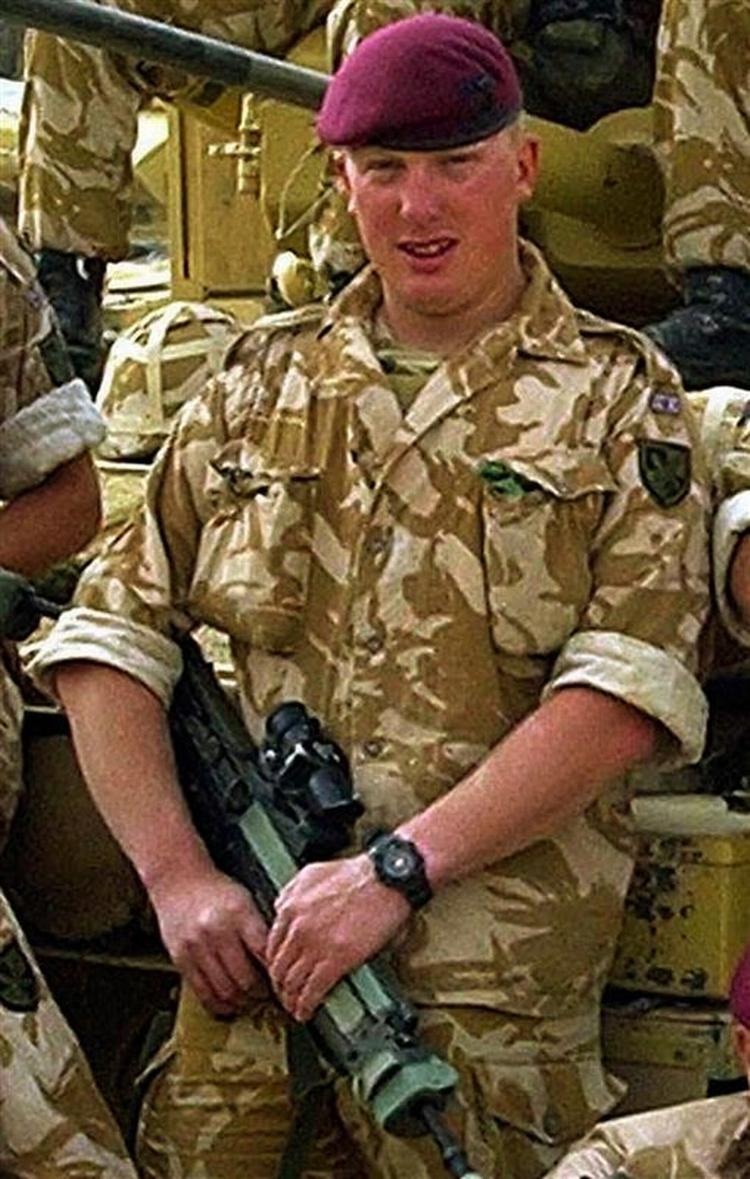 Den britiske underkorporal Matty Hull blev dræbt af amerikanske kugler i Irak 28. marts 2003. 