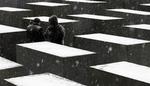 Holocaust-mindesmærket i Berlin. Søren Kam gav et bidrag til jødeudryddelsern - men tyskerne vil ikke udlevere ham. 