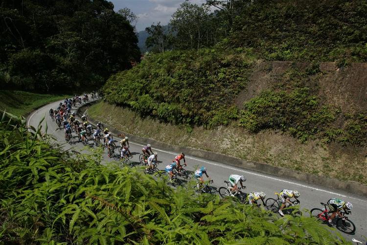 Dagens ottende etape i Tour de Langkawi gik gennem nogle af Malaysias barske stigninger. 