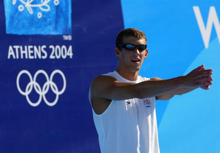Med otte medaljer, deraf seks af guld, blev svømmeren Michael Phelps den mest vindende ved legene i Athen. 