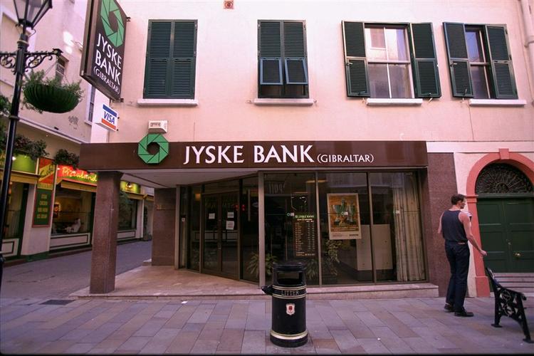 Jyske Bank i Gibraltar (arkivfoto). 