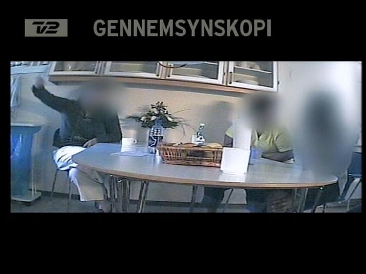 Billede fra TV 2 dokumentaren, optaget med skjult kamera. 