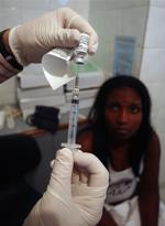 En dominikansk prostitueret venter på sin eksperimentelle vaccine. 