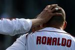 I sin første kamp fra start for sin nye klub, AC Milan, nettede Ronaldo to gange. 