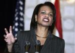 Den amerikanske udenrigsminister Condoleezza Rice vil ikke samarbejde med den palæstinensiske samlingsregering. 