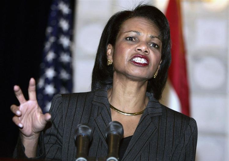Den amerikanske udenrigsminister Condoleezza Rice vil ikke samarbejde med den palæstinensiske samlingsregering. 