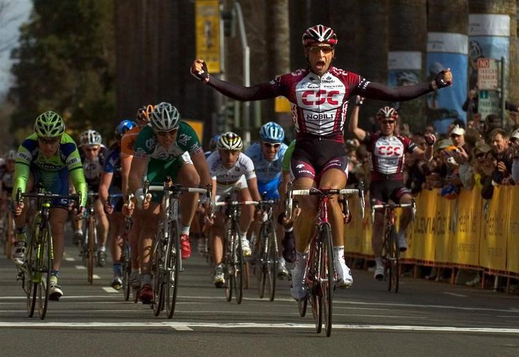 CSC's nye argentinske sprinter Juan José Haedo var først over målstregen i dagens etape af Tour of California. 