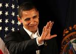 Senator og demokratisk præsidentkandidat Barack Obama. 