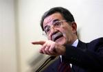 Situationen ser ikke nem ud for ministerpræsident Romano Prodi. 
