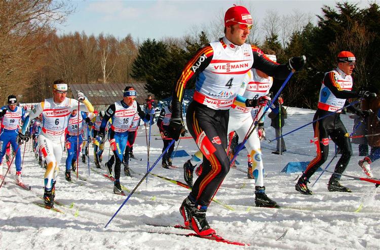 Axel Teichmann (nr. 4) under dagens konkurrence. 