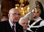 Italiens præsident Giorgio Napolitano. 
