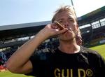 Ole Tobiasen blev dansk mester med FC København i 2003. Til august kan han nyde endnu en cigar, når han bliver far for første gang. 