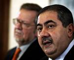 Iraks udenrigsminister Zebari håber og tror på succes, efter danskernes tilbagetrækning. 